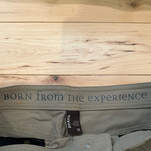 Prana Men's Light Olive Shorts - Picture 2 of 6